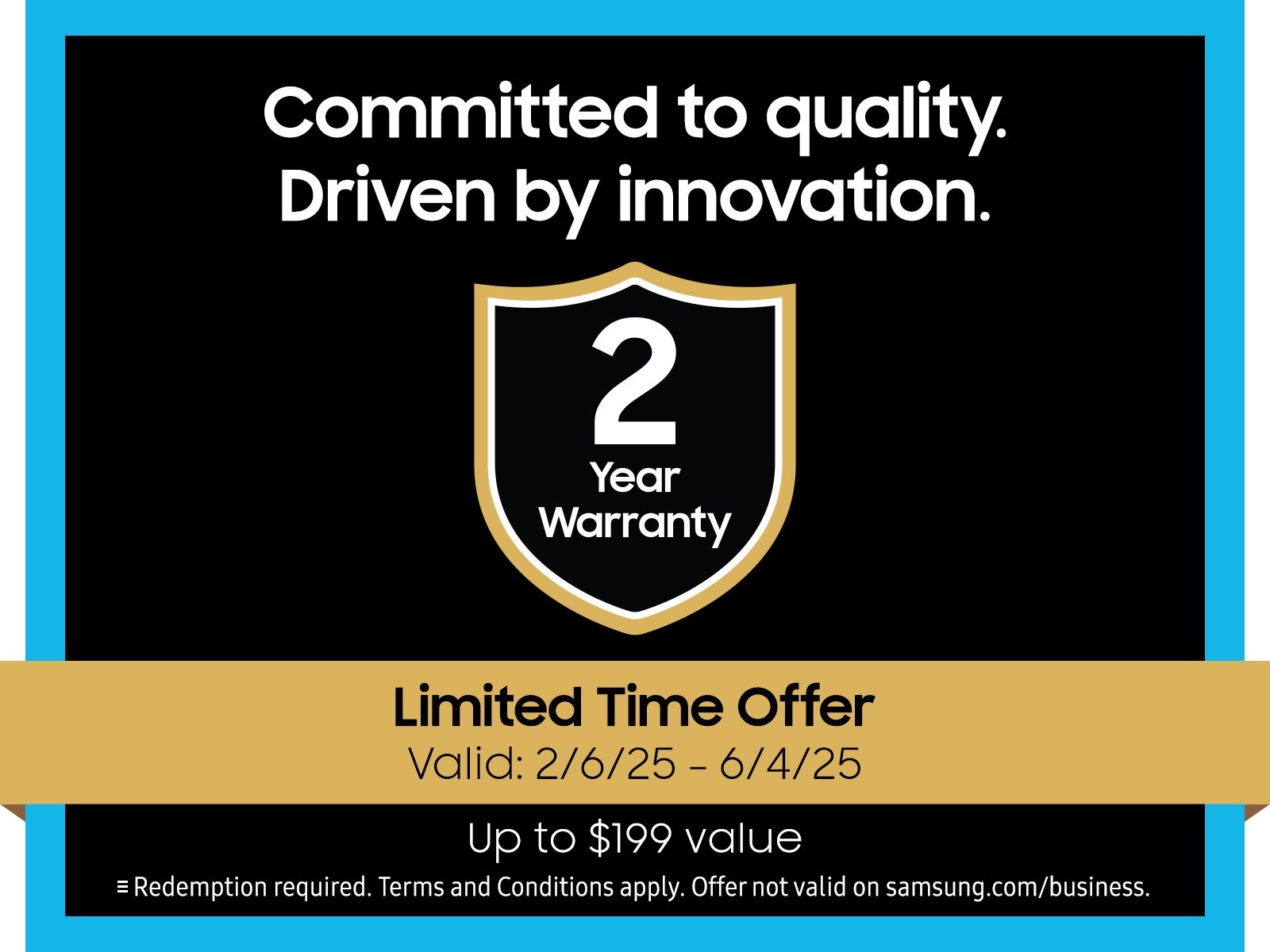 2 Year Warranty - Limited Time Offer