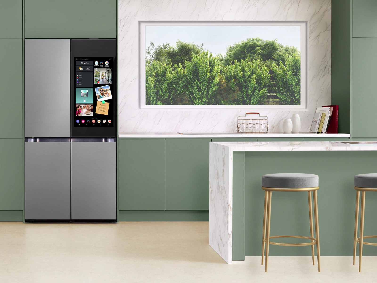 Bespoke AI 4-Door Flex™ Stainless Steel