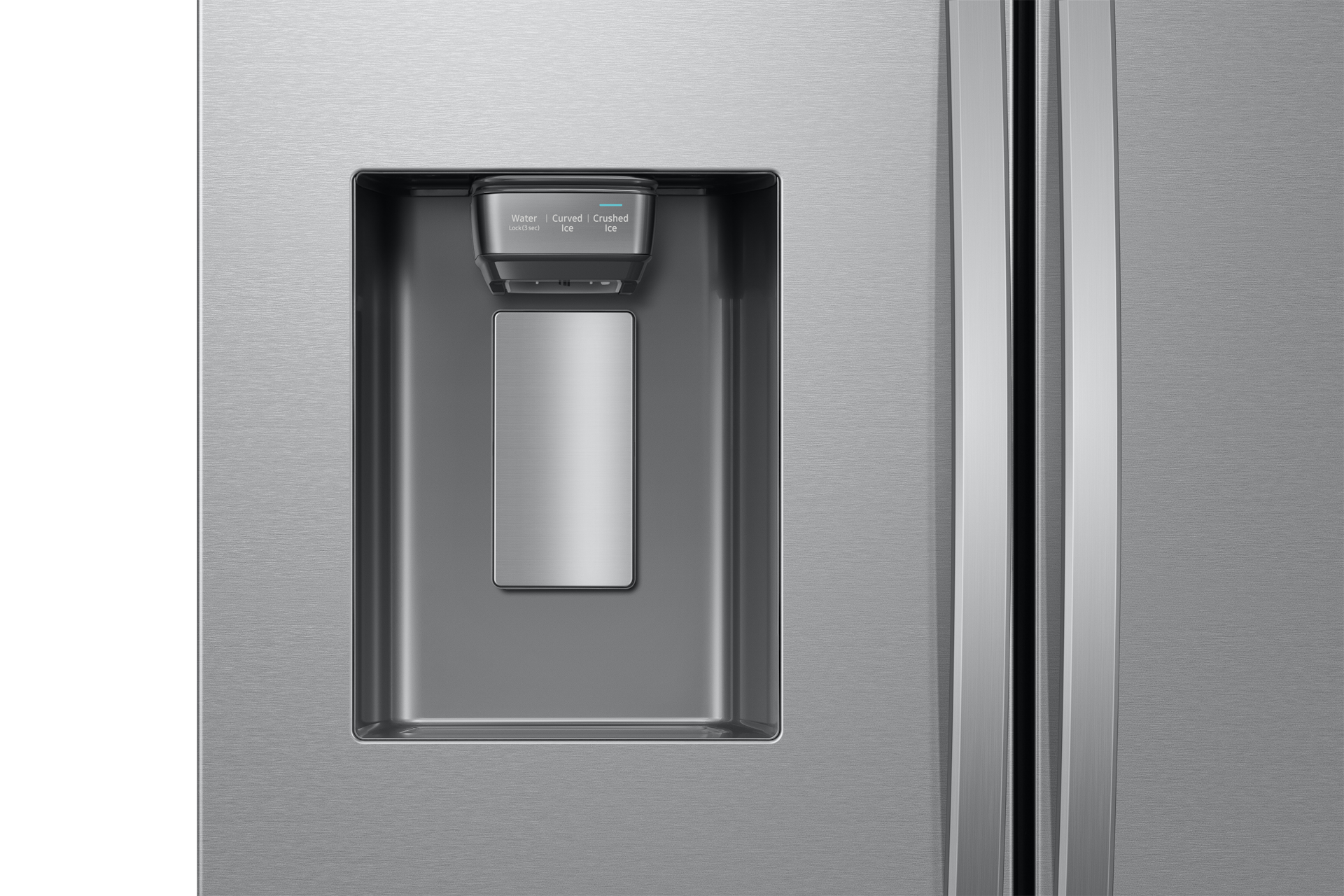 RF6500C 3Door French Door Refrigerators with Large Capacity with SpaceMax™ Technology External-Ice-and-Water-Dispenser Silver 