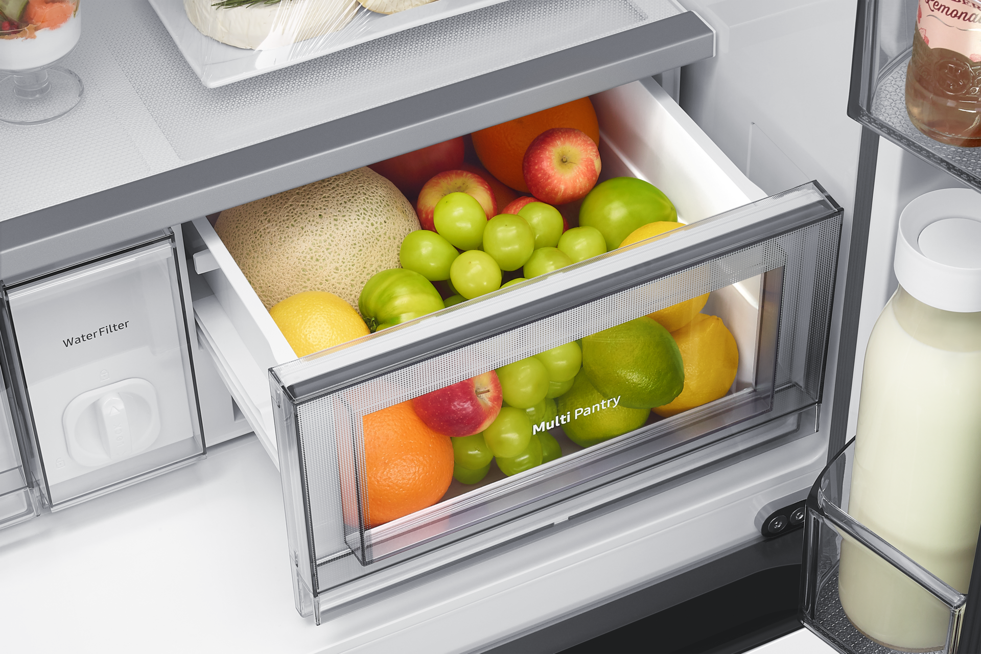 Refrigerator French Door Food ShowCase Multi-Pantry2 Clean White 