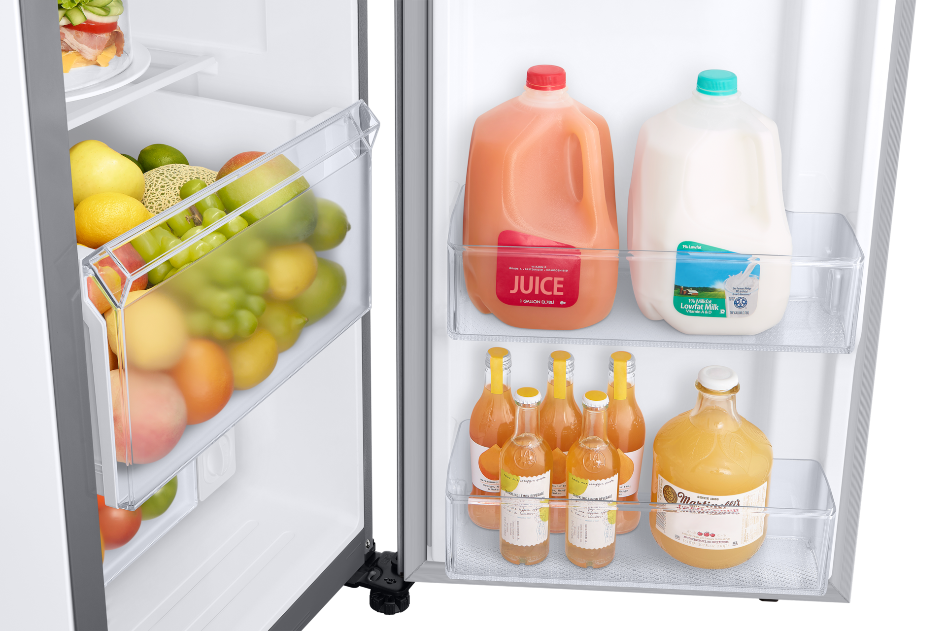 Side By Side 4Types of ice 27.4 cu.ft Detail-Gallon-Door-Bin Silver 