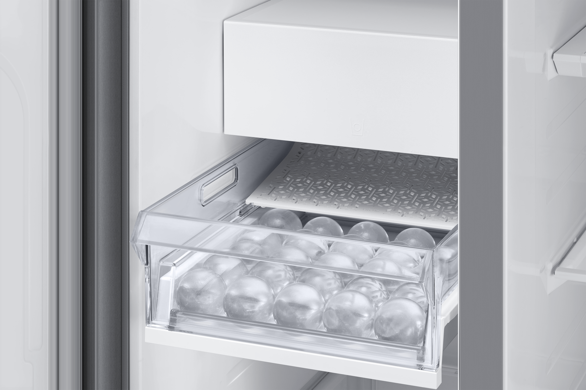 Side By Side 4Types of ice 27.4 cu.ft Detail Silver 