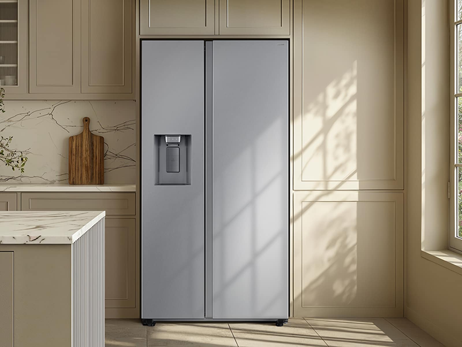 Side By Side 4Types of ice 27.4 cu.ft Back Silver 