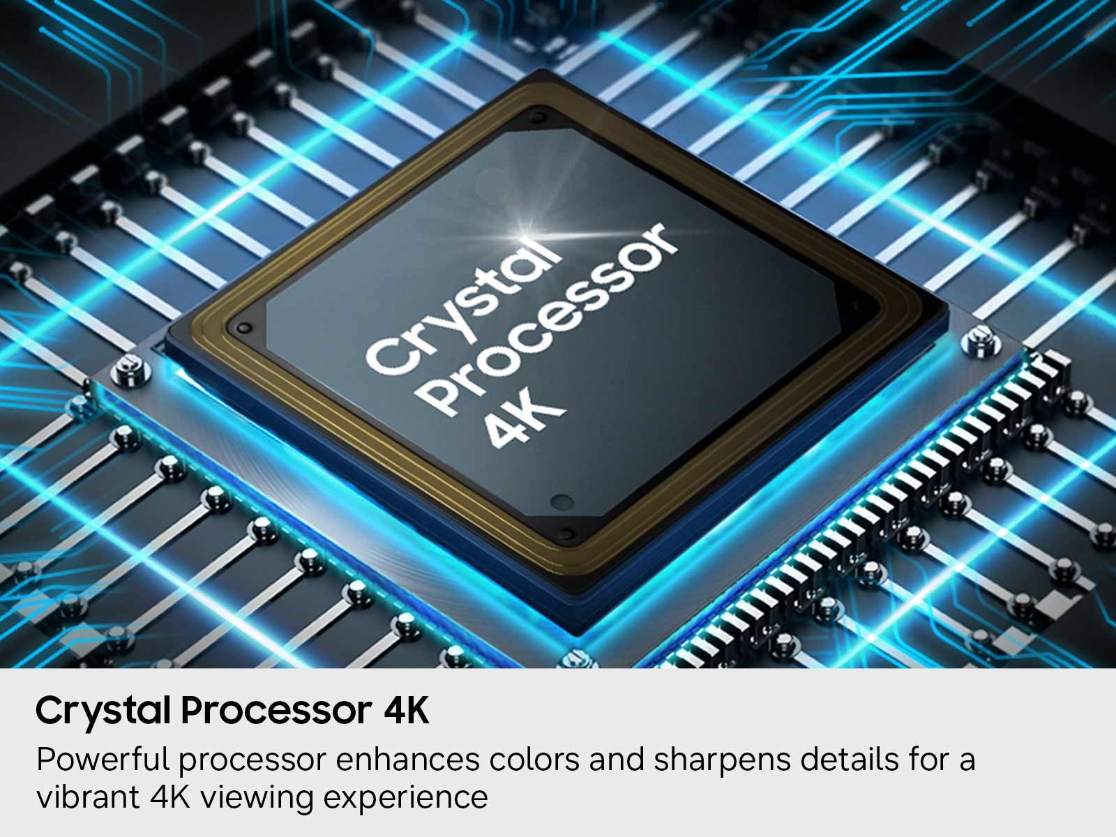 Samsung Class Crystal UHD 4K TV U8000H - Crystal Processor 4K