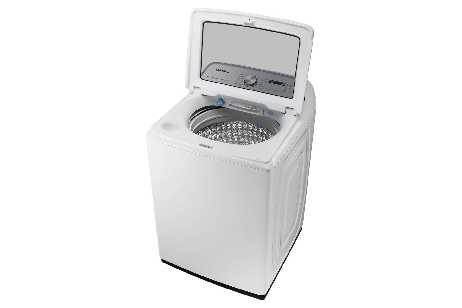 5.2 cu. ft. WA5500D Top load Washer With Large Capacity (5.2 cu. ft.) and Super Speed R-Dynamic-Open White 