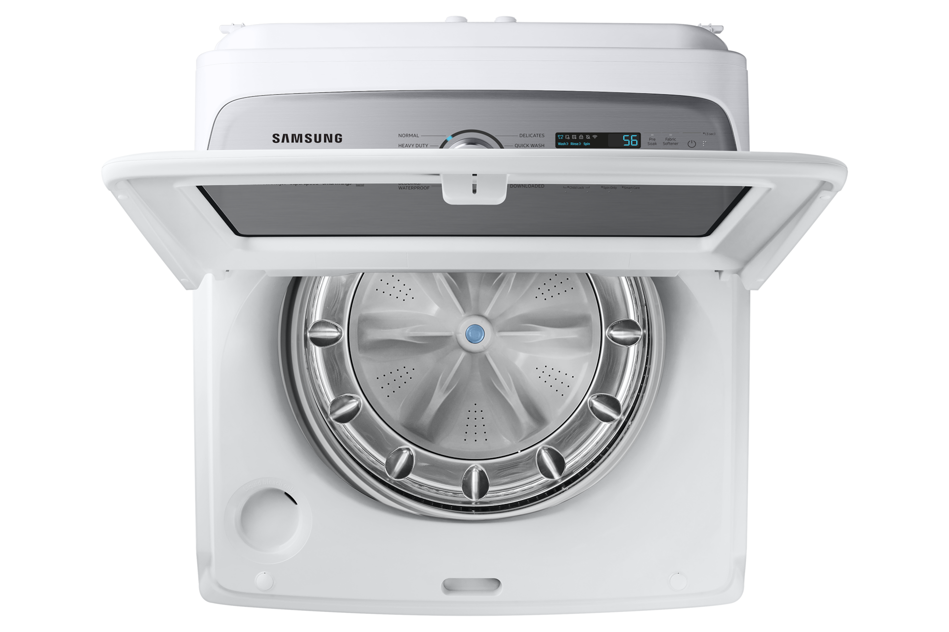 5.2 cu. ft. WA5500D Top load Washer With Large Capacity (5.2 cu. ft.) and Super Speed Top-Open White 