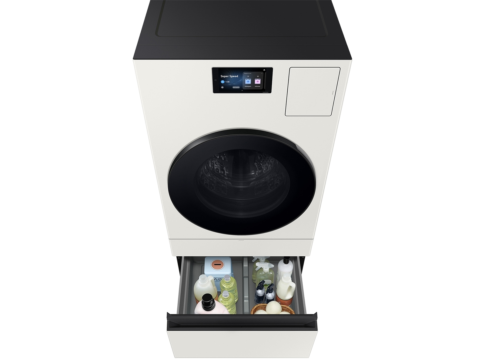 Bespoke AI Laundry Combo™ Pedestal with Storage Drawer in Ivory Ivory