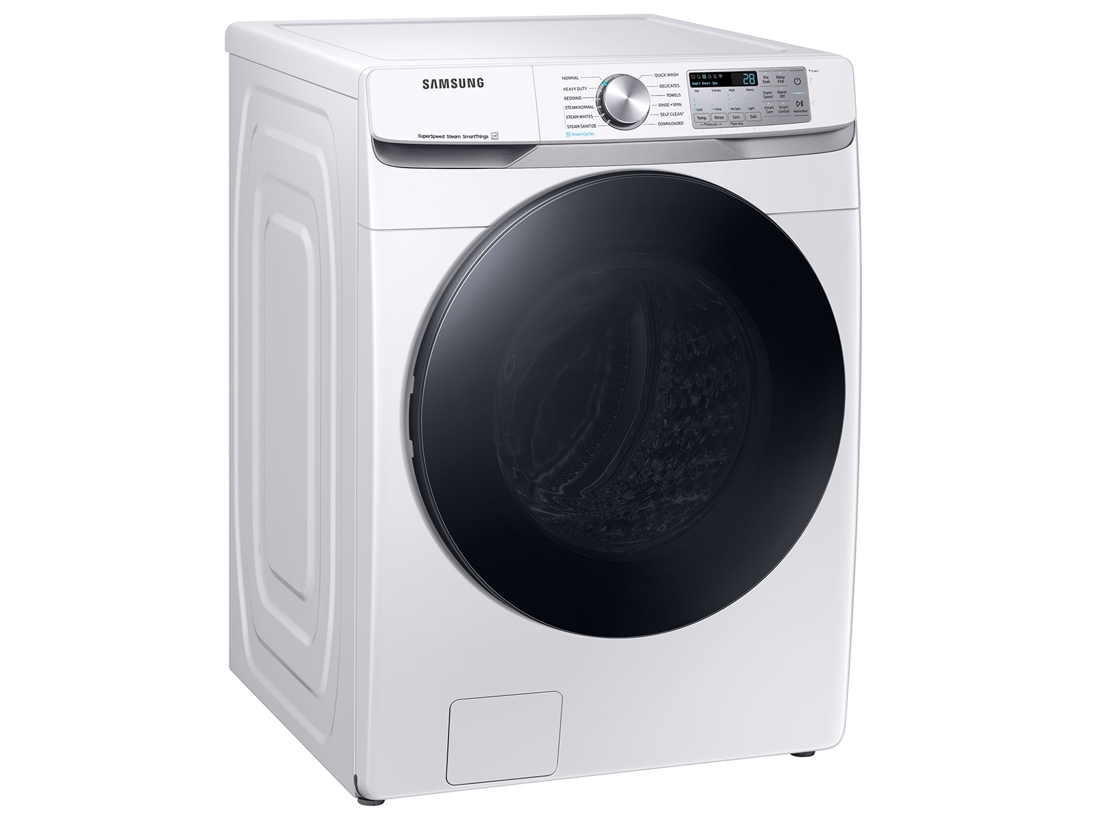4.5 cu. ft. Large Capacity Smart Front Load Washer with Super Speed Wash - White