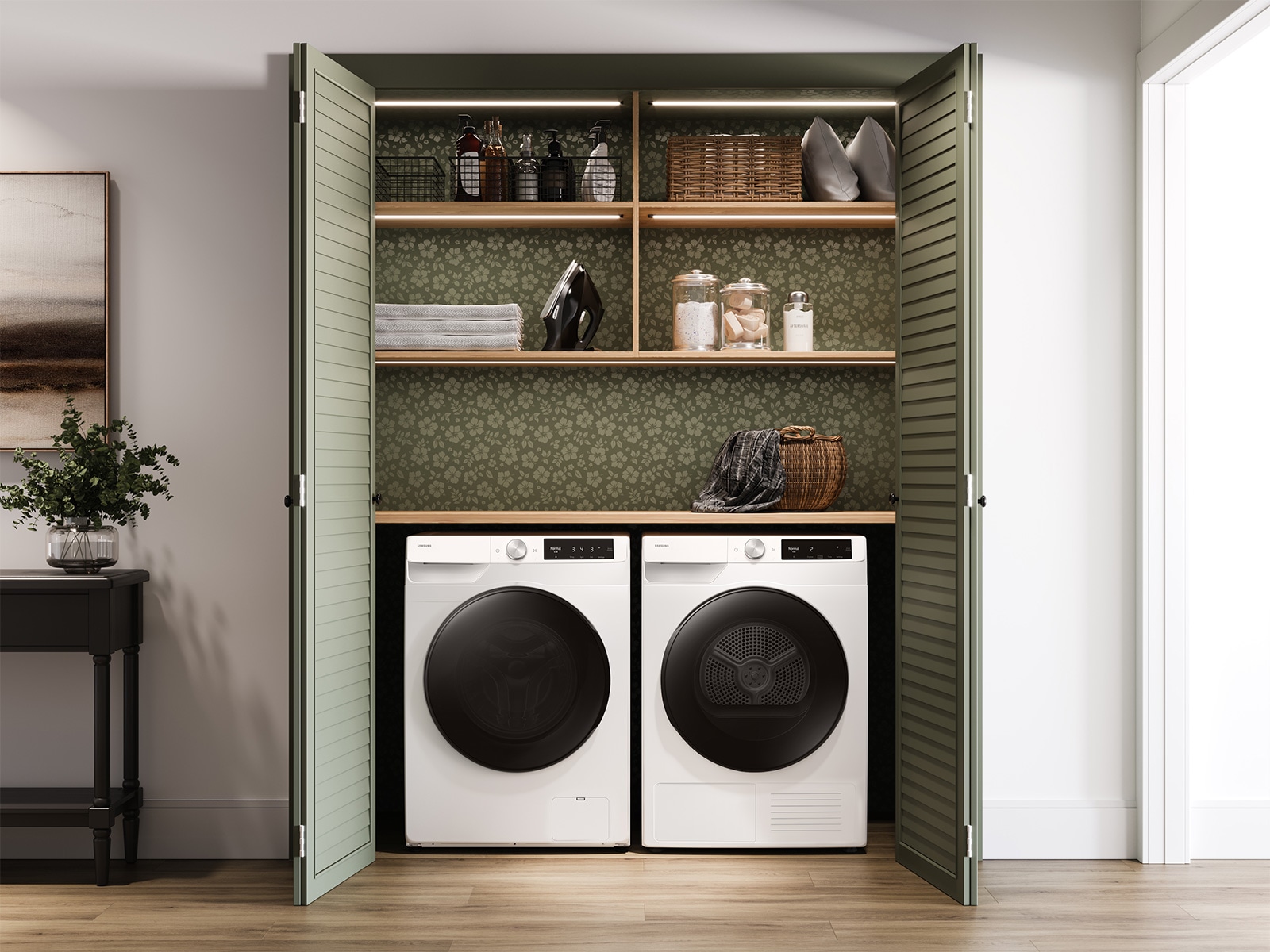 Laundry with AI Control and AI Energy Mode White