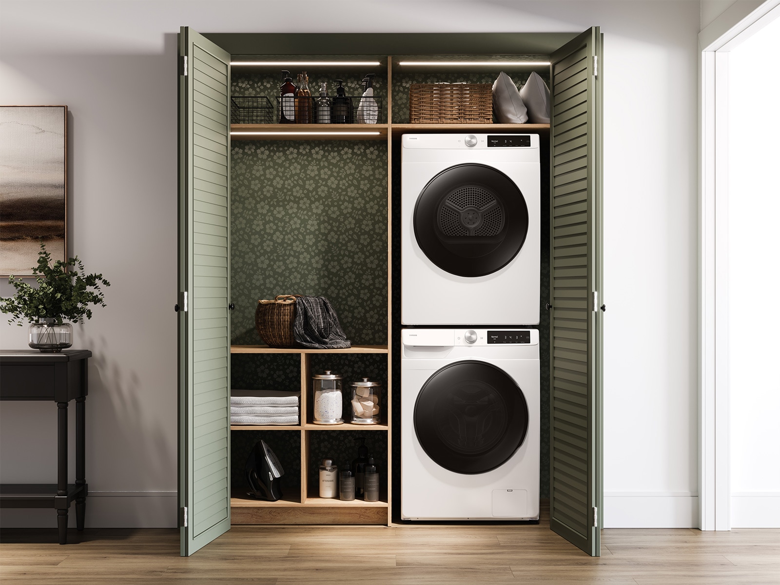 Laundry with AI Control and AI Energy Mode White