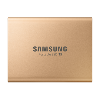 Внешний SSD Samsung T5 1Tb золотой - купить | Samsung RU